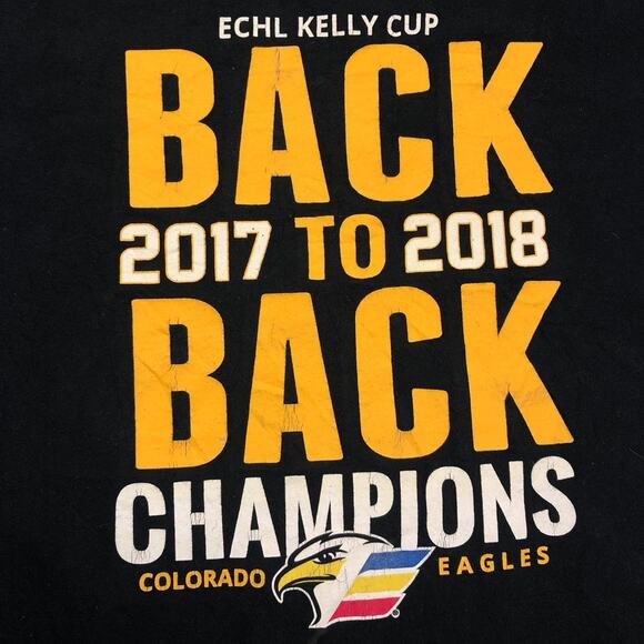 Colorado Eagles ECHL Kelly Cup Champions Graphic Tee - Picture 3 of 4